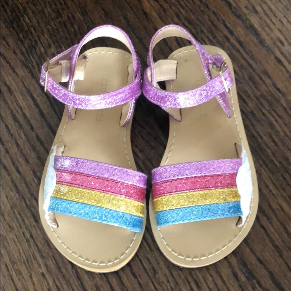 Jcrew Rainbow Toddler Sandals